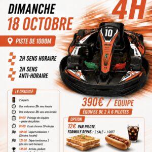 Course d'endurance 4H00 - le Dimanche 18 Octobre